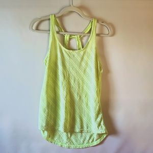 Lorna Jane workout top medium neon yellow